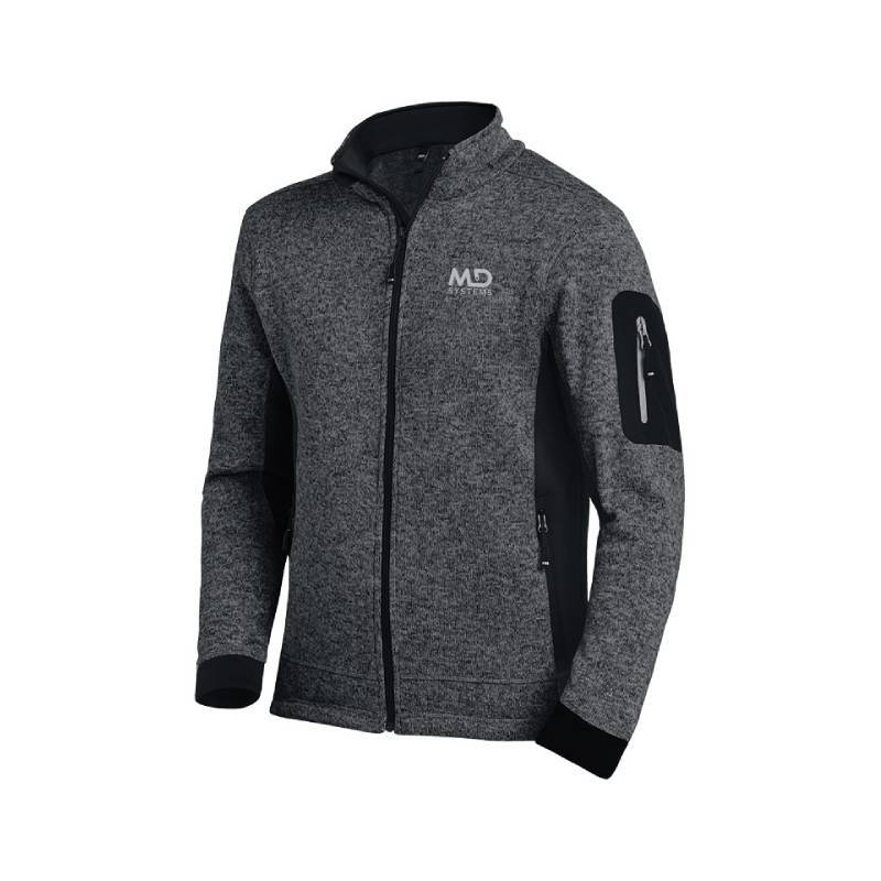 MDSystems Strickfleecejacke Christoph